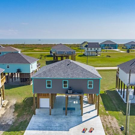 Stylish 4Br Crystal Beach Retreat Walk To Beach Bolivar Peninsula Buitenkant foto